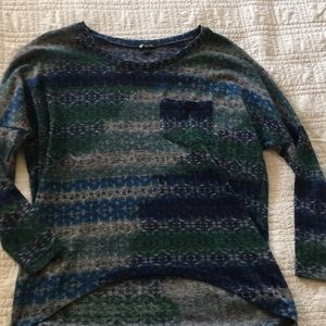 Green and Blue shirt